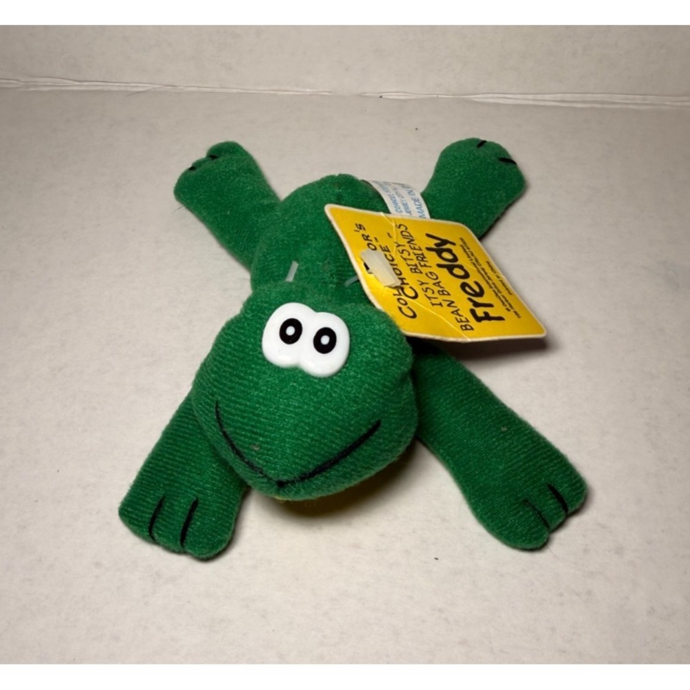 Vintage Dan Dee Collector's Choice Itsy Bitsy Bean Bag Friends‎ Freddy the Frog
